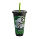 thumbnail image 1 of Vaso de Plástico con Popote Reutilizable y Tapa Segura, Vaso Reutilizable Jurassic World 680 ml, Para Agua, Jugo, Smoothies, 1 of 4