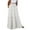 373#White, variant on BRDFRL Boho Skirts for Women Casual Flowy Ruffle A Line Tiered Swing Elastic Black Long Skirts with Pockets for Beach White S