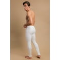 thumbnail image 4 of Men's Cottonique M17711 Latex Free Cotton Thermal Long Johns w/ Fly (Natural L), 4 of 5