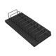 thumbnail image 4 of Estante organizador portátil de metal para muestras de materiales de construcción. Negro, 4 of 8