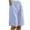 Light Blue, variant on Karight Cotton Linen Shorts for Women Loose Fit Knee Length Bermuda Shorts Casual Wide Leg Workout Shorts