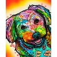 thumbnail image 2 of Dean Russo Collection 26x32 Black Ornate Wood Framed with Double Matting Museum Art Print Titled - Daisy, 2 of 4