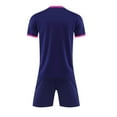 thumbnail image 4 of Running Sets for Boys 2 Piece Basketball Outfits 4-16 Years Teens Kids Short Sleeve T-Shirts and Shorts Quick-Dry Gym Workout Track Suits, 4 of 5