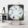 thumbnail image 4 of Enfriador De Cpu De 9 Cm, Ventilador Único De 2 Tubos, Radiador De Refrigeración De Cpu, Luz Mágica, Ventilador De Refrigeración Por Aire Scienceny EL006458-00, 4 of 6