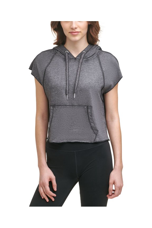 Womens Performance Cropped Hoodie