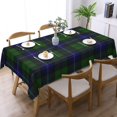thumbnail image 3 of Rectangle Table Cloth, Urquhart Tartan Blue Green Plaid Resistant Washable Tablecloth Decorative Table Cover for Dining, Indoor and Outdoor, 3 of 6