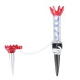 thumbnail image 4 of Accesorio de herramienta de práctica de entrenamiento de te de golf de plástico magnético flexible duradero para golfista(red), 4 of 5