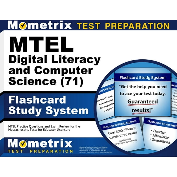 MTEL Digital Literacy and Computer Science (71) Flashcard Study System : MTEL Practice Questions and Exam Review for the Massachusetts Tests for Educator Licensure (Cards)