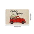 thumbnail image 2 of Easter Bunny Decorative Floor Mat Non Slip Indoor Outdoor Door Mat Entrance Mat Polyester Fabric, 2 of 6