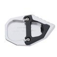 thumbnail image 1 of Placa de ampliación del caballete lateral de de cabra de la motocicleta para  Plata kusrkot Almohadilla de soporte para pie de moto, 1 of 6