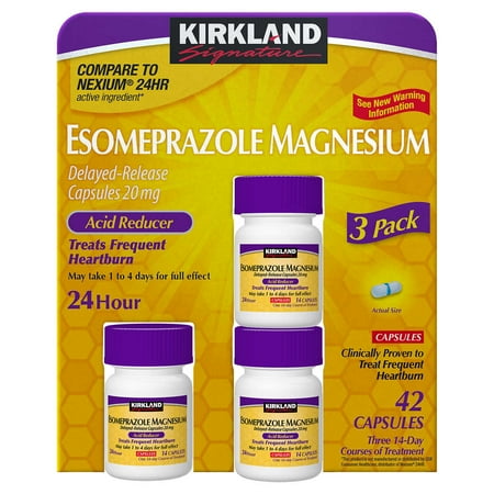 Kirkland Signature Esomeprazole 20 mg. 42 Capsules