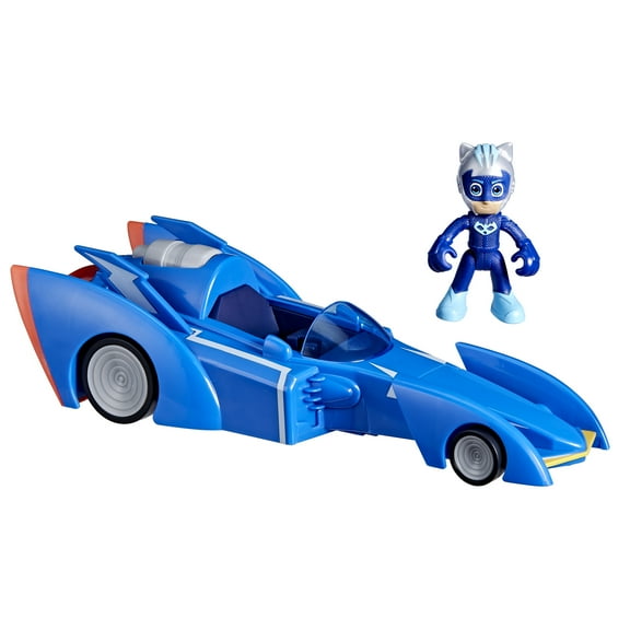PJ Masks Power Heroes Cat Racer with Lights and Sounds, Preschool Toys