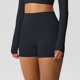 thumbnail image 5 of Pantalones Cortos de Yoga de Cintura Alta, Cómodo Fitness Deportivo, Pantalones de Secado Apretados Transpirables para Mujeres, 5 of 9