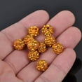 thumbnail image 5 of U8MO 20pcs 10mm Round Czech Crystal Rhinestone Clay Disco ball Loose Spacer Beads-Deep Blue, 5 of 5