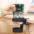 thumbnail image 4 of Sturdy No Drill Cup Holder for Table Edge & Chair â Adjustable Glass Rack & Drink Holder â Space Saving Storage Shelf for Kitchen, Bar, Desk, Wheelchair, Boat â Anti-Spill & Anti- Design, 4 of 8