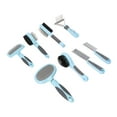 thumbnail image 2 of Cat Hair Brush Comb Kit, 8 In 1 Dog Brush Comb Set Double Sided Quick Open Knot Deshedding  For Long Haired Pets For Dogs, 2 of 8