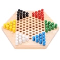 thumbnail image 3 of Damas chinas de madera de colores, juego de mesa de damas chinas para adultos, niños y familias, 3 of 15