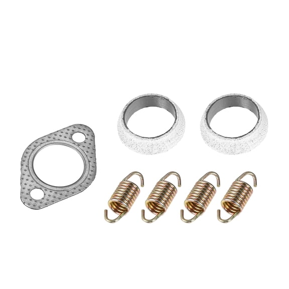 Unique Bargains 1 Set Exhaust Muffler Gasket Seal Spring 3085075 5243518 5242571 for Polaris for Ranger 400 10-14