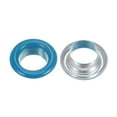 thumbnail image 4 of Unique Bargains 100PCS Grommets Eyelets 3/10 Inch (8mm) ID Hole Metal Self Backing Eyelet with Washers for Leather Blue, 4 of 7