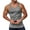 Dark Gray, variant on sunsanly O-Neck Sleeveless Racerback Men Vest Summer Ribbed Solid Color Fitness Vest Top