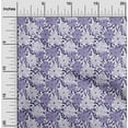 thumbnail image 2 of oneOone Polyester Spandex Medium Purple Fabric Asian Floral Sewing Material Print Fabric By The Yard 56 Inch Wide, 2 of 4