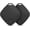 2-pack, variant on GPS Tracker, Two-Way Find Bluetooth Smart Tracker Tag for Android and iOS, for Keys, Wallets, Pets, Luggage, and Remote Controls - Easily Find All Your Itemsr (Black, 2-Pack)