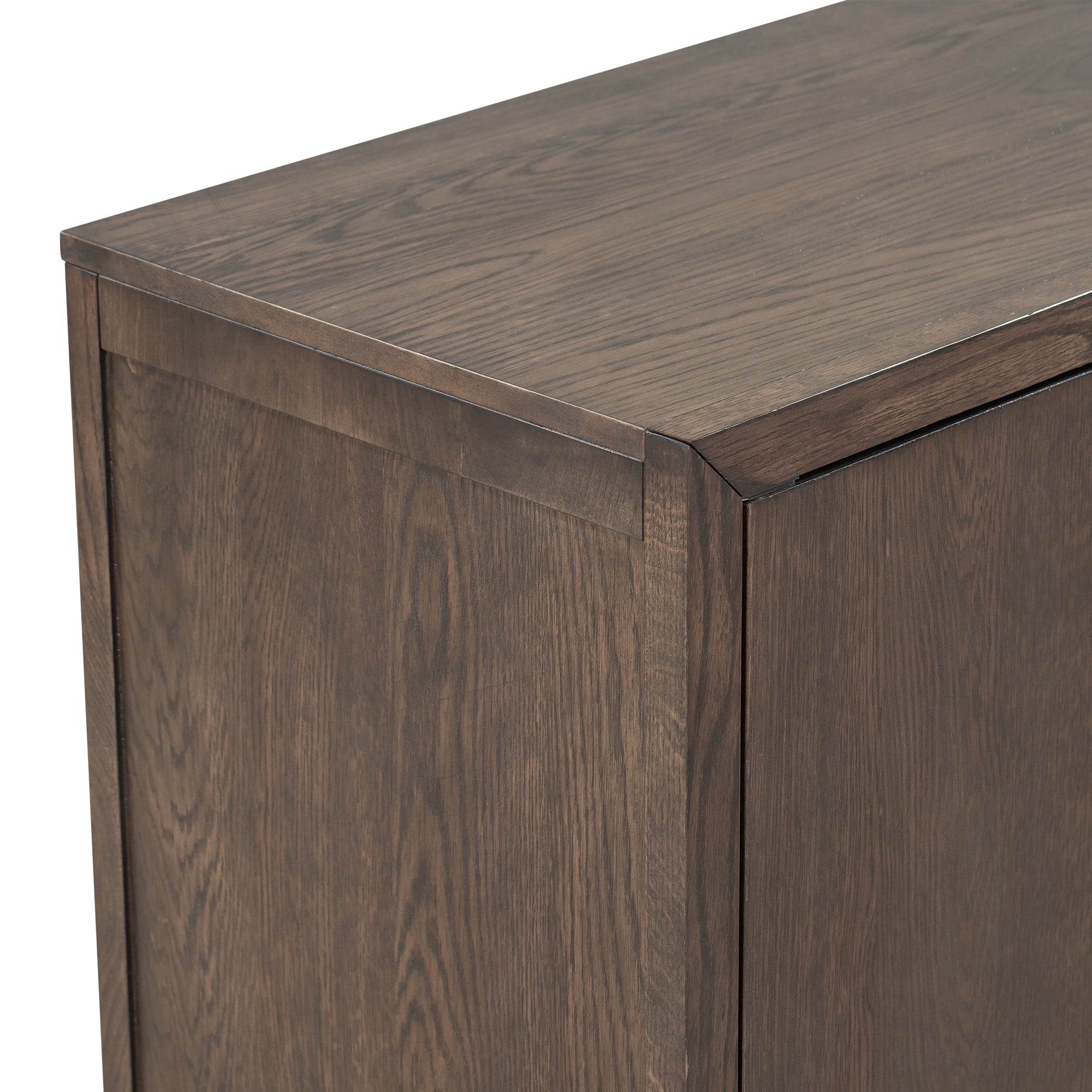 Aukfa Wood Accent Cabinets with Doors,Buffet Storage Cabinet for Hallway, Entryway, Living Room,Espresso