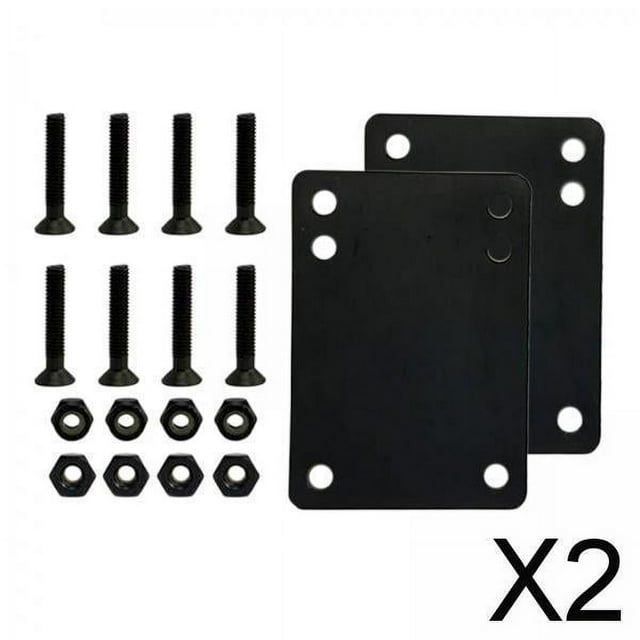 2x8 Uds. Tornillos de Lujo para Monopatín, Tornillos de Montaje para Cubierta de Patín en Línea, Longboard de Alta Resistencia, Almohadillas de Choque 2 piezas