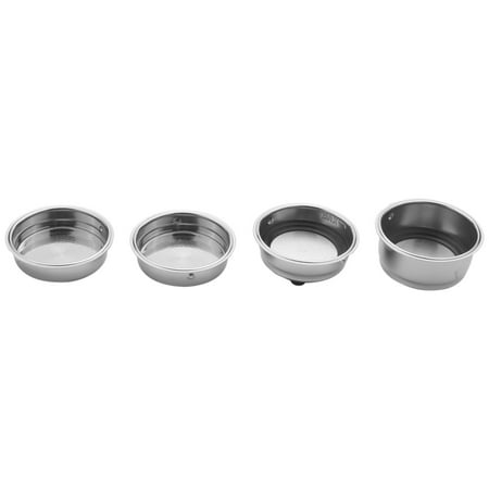 

51mm Italian Coffee Machine Accessories Pressure Cup Filter with Black Ring Removable Powder Cup Powder Bowl Basket