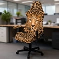 thumbnail image 5 of Whosucclay Leopard Print Gaming Chair Covers, Indoor Non-Slip Gaming Chair Seat Cover Soft Easy to Install Office Chairs Covers Stretchable with Armrest Cover, 5 of 8
