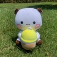 thumbnail image 3 of Lindo juguete de peluche Bubu Dudu, muñeco de oso panda Yier con forma de té de burbujas y leche, adorable dibujo animado de peluche para decoración del hogar, regalo de Navidad para niños, 3 of 5