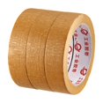 thumbnail image 1 of Cintas de pintor marrones, 0.98 pulgadas x 33 yardas x 3 rollos, cinta de papel para manualidades, cinta para maestros, para arte, decoración, pintura, 1 of 3