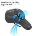 thumbnail image 3 of Asiento para bicicleta de memory foam antiprostatico negro TL-2176 Teide, 3 of 8