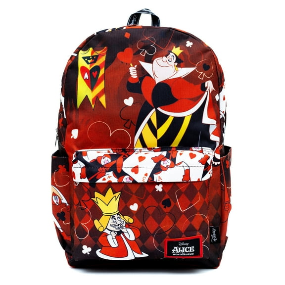 Alice in Wonderland Queen of Hearts 17" Full-Size Nylon Backpack