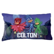 PJ Masks Blue Cartoon Polyester Pillowcases, Standard, Washable