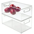 thumbnail image 4 of iDesign Plastic Fridge & Freezer Bins Organizer, 14.5" x 8" x 6", Clear, 4 of 6