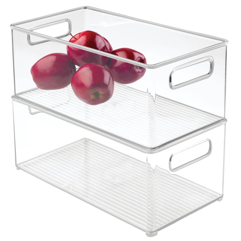 iDesign Plastic Fridge & Freezer Bins Organizer, 14.5" x 8" x 6" photo 4