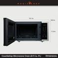 Magic Chef Small Countertop 900 Wattage Microwave Oven, MC99MST