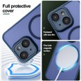 thumbnail image 3 of Estuche magnético diseñado para iPhone 15, estuche protector delgado con parte trasera rígida translúcida a prueba de golpes para estuche de teléfono iPhone 15,, 3 of 7
