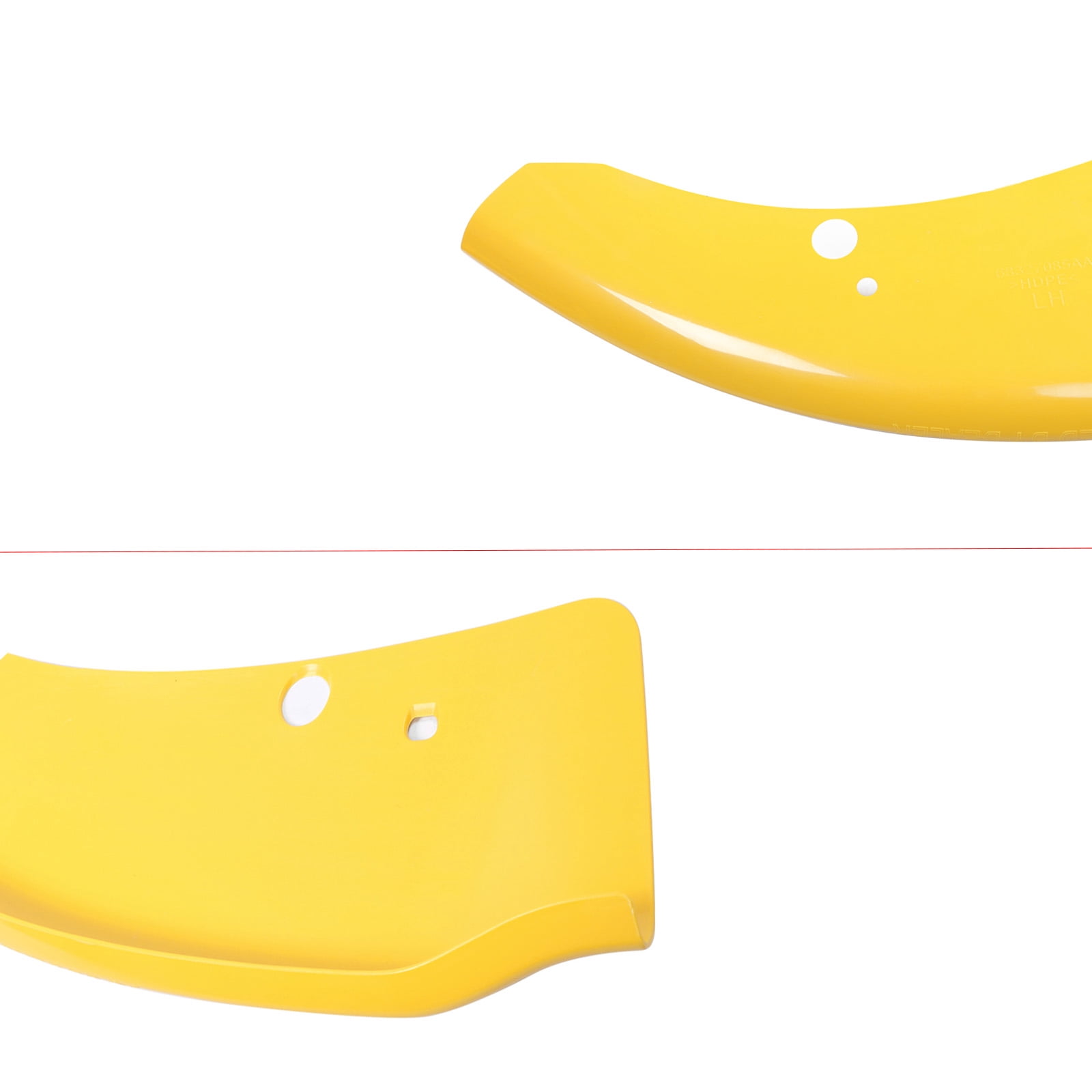 Ikon Motorsports Compatible with 15-23 Dodge Charger SRT Scat Pack Front Bumper Lip Splitter Guard Pair