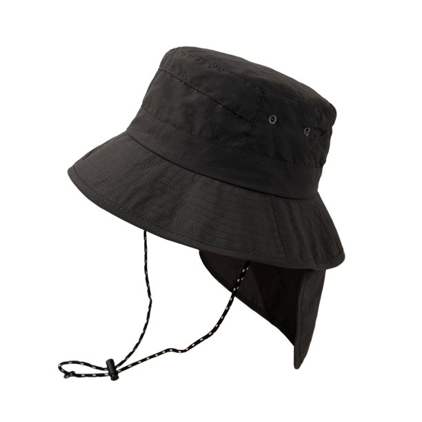 Sombrero de pescador fino de verano Sombrero plegable para el sol: tela, secado rápido, protección UV, gorra para almacenamiento en viajes y excursiones al aire libre