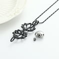 thumbnail image 5 of Lotus with Heart Urn for Ashes Cremation Jewelry for Ashes Urn Necklace Lockets for Human Ashes Pet Ashes Necklace for Women, 5 of 5