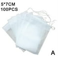 thumbnail image 1 of 100pcs Empty Tea Bags Filter Loose Paper Teabags Herb U K String Heat Seal X6V8, 1 of 6