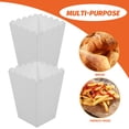 thumbnail image 3 of LOLIPPYY Popcorn Containers 40Set White Paper Popcorn Box Elegant Design Rectangular Disposable Family Gatherings, 3 of 8