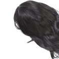 thumbnail image 4 of M Buder Peluca Larga Ondulada Negra Pelo Rizado Sintético Transpirable de Moda y Seguridad para Mujer Cosplay Anime Eventos Fiestas Temáticas Citas y Uso Diario con Red Cómoda, 4 of 9