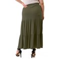 thumbnail image 2 of Ella Samani Women's Plus Size 3 Tiered Maxi Skirt., 2 of 3