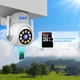 thumbnail image 2 of 2nlf® 5mp Ultra Hd Cámara De Seguridad Wifi Exterior 64g Sd D636, 2 of 8