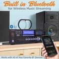 thumbnail image 3 of Pyle PWMA5000BA - Home Theater Preamplifier - Pro Audio Stereo Receiver System with Multimedia Disc Player, 2CH UHF Mic/MP3/USB Reader, AM/FM Radio (3000 Watt), 3 of 8