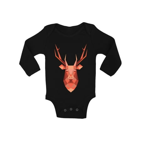

Awkward Styles Ugly Christmas Baby Outfit Bodysuit Pink Xmas Deer Baby Romper