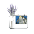 thumbnail image 1 of Many Antarctic Penguins Nature Science Picture Artificial Lavender Flower Vase Bottle Card, 1 of 2